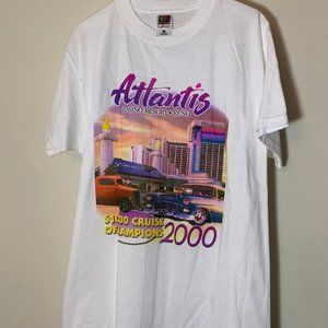 Vintage Y2K Atlantis Casino Resort Reno 2000 T-Shirt - sz Medium